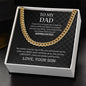 To My Dad | I Love You, Always & Forever - Cuban Link Chain