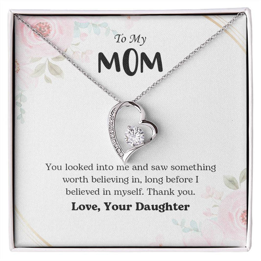 To My Mom | Thank You - Forever Love Necklace