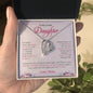 To My Lovely Daughter | Always Keep Me In Your Heart - Forever Love Necklace